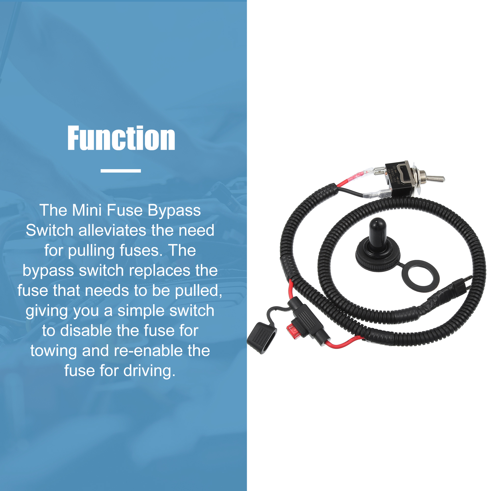 ONE 71.7cm 28.23" Fuse Bypass Switch Universal