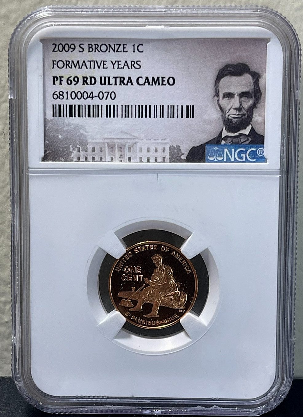 2009 S Bronze Lincoln Cent Formative Years NGC PF69 RD Ultra Cameo-READ