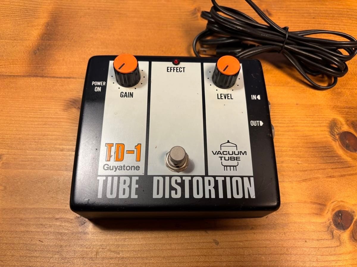 Guyatone Tube Distortion TD-1 Guitar Effects Pedal AC 100V