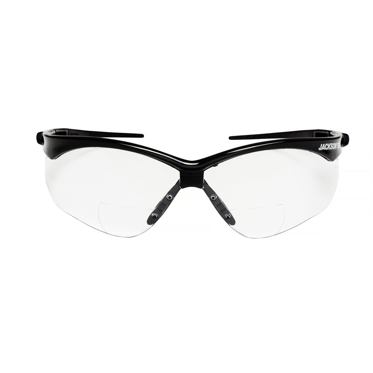 Jackson Safety Safety Glasses - SG Series - Clear 1.5 Readers Lens - Black Frame