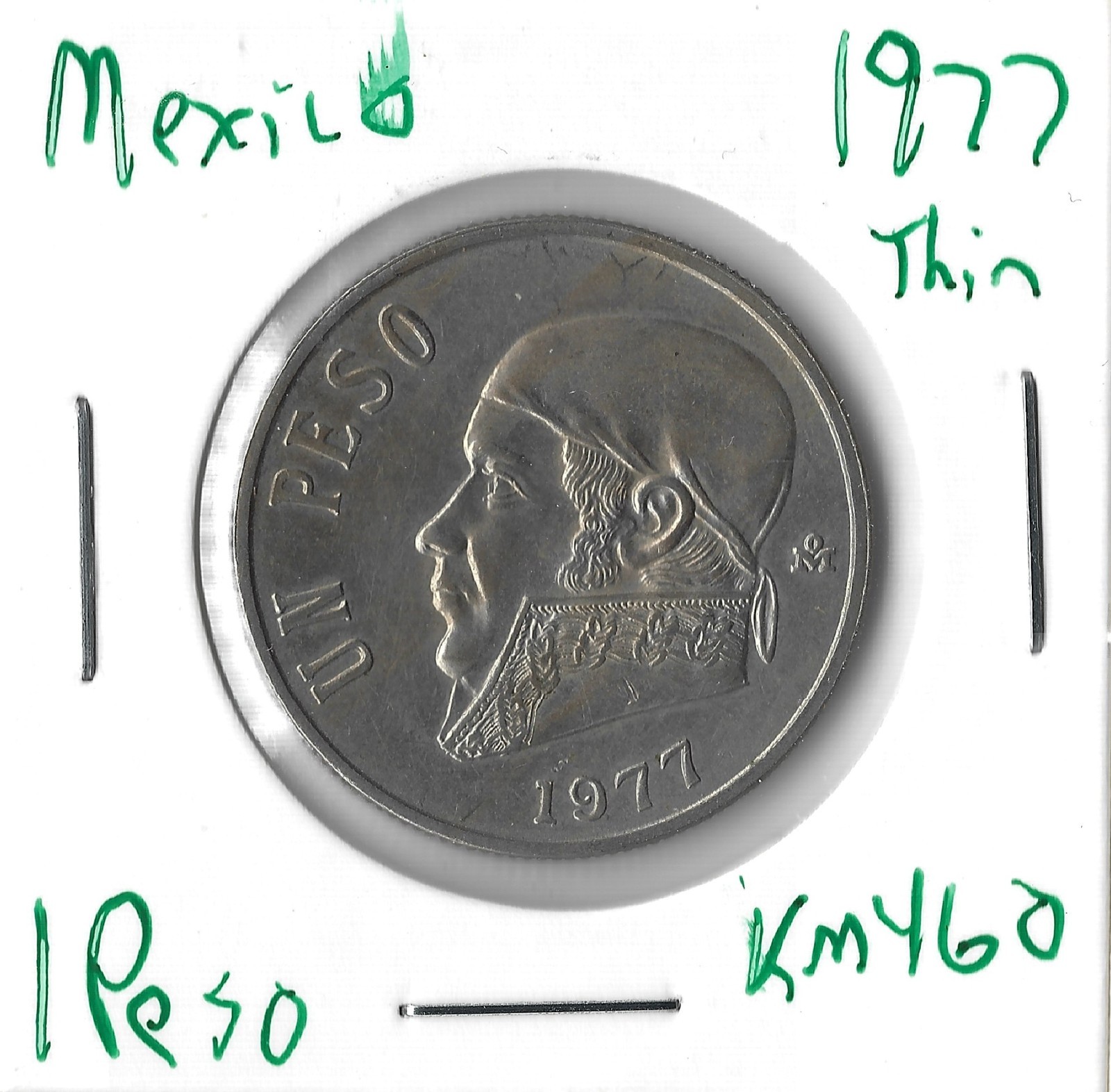 Coin Mexico 1 Peso 1977 KM460