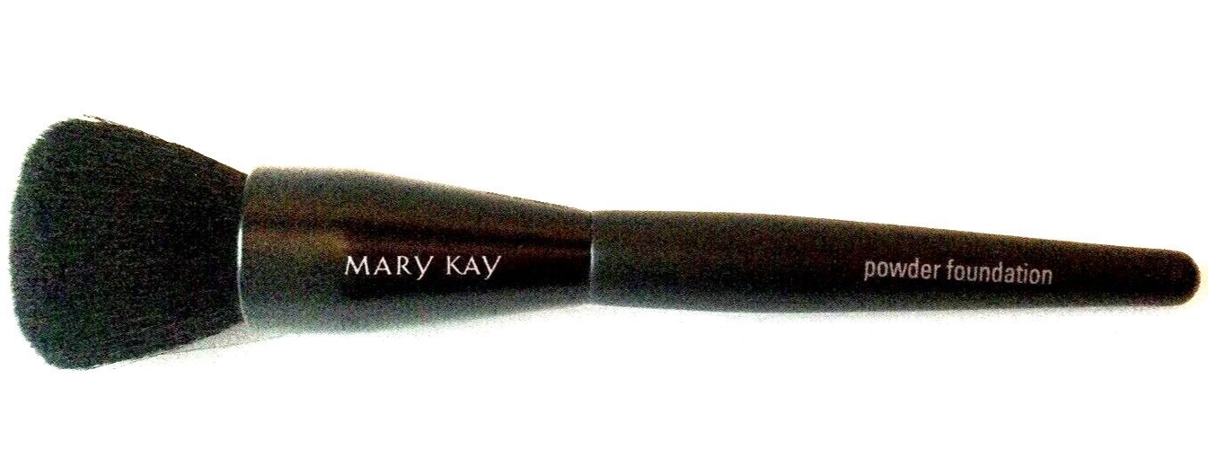 Mary Kay Powder Foundation Brush w/ Sleeve -8"; New in Package Fast Shipping!