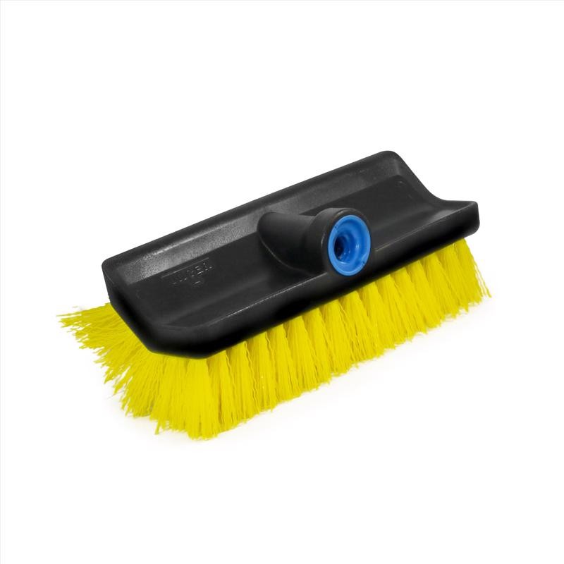 Unger 976830 Black/Yellow Synthetic Hard Bristle Multi-Angle Scrub Brush 10 Win.