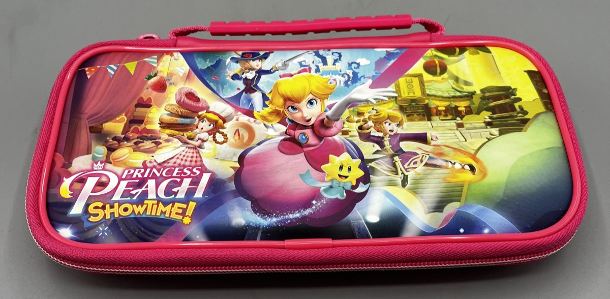 RDS Game Traveler Deluxe Princess Peach ShowTime Travel Case for Nintendo Switch