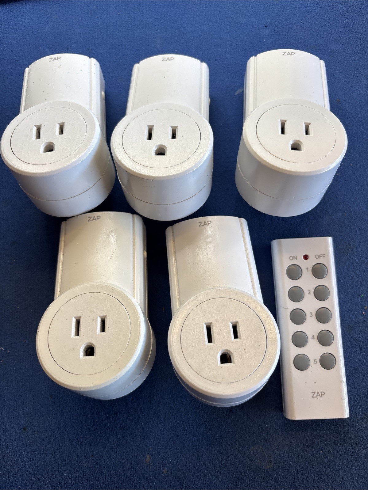 ZAP Remote Outlet Switch By Etekcity W/ 5 Smart outlets 1 remote Automation