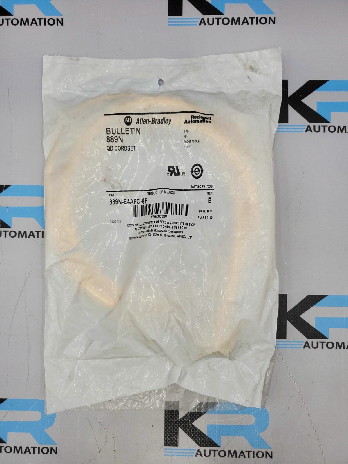Allen Bradley 889N-E4AFC Bulletin 889N QD Cordset