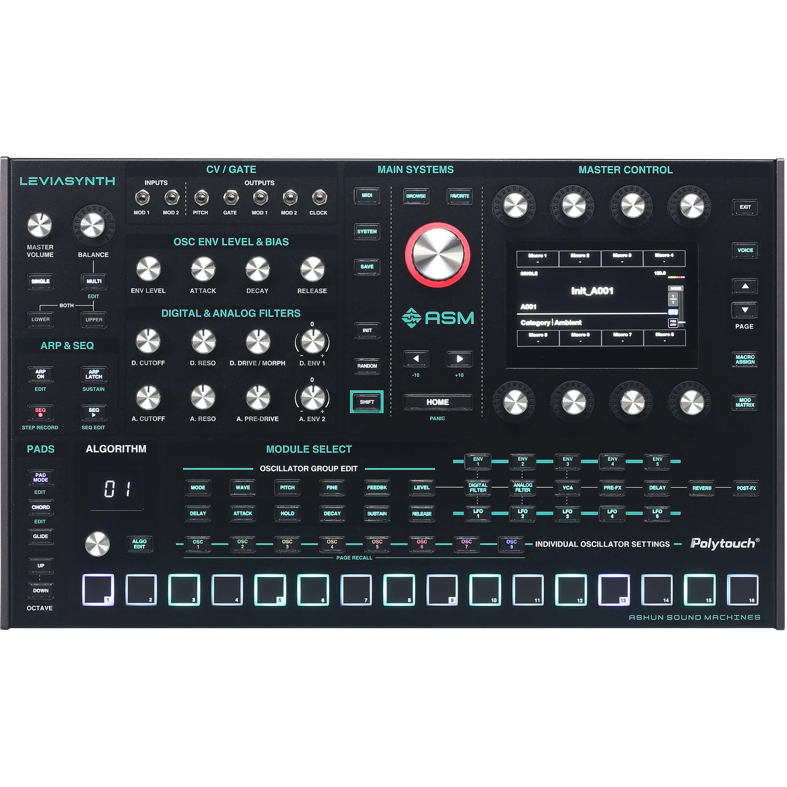 ASM Leviasynth Desktop Synthesizer