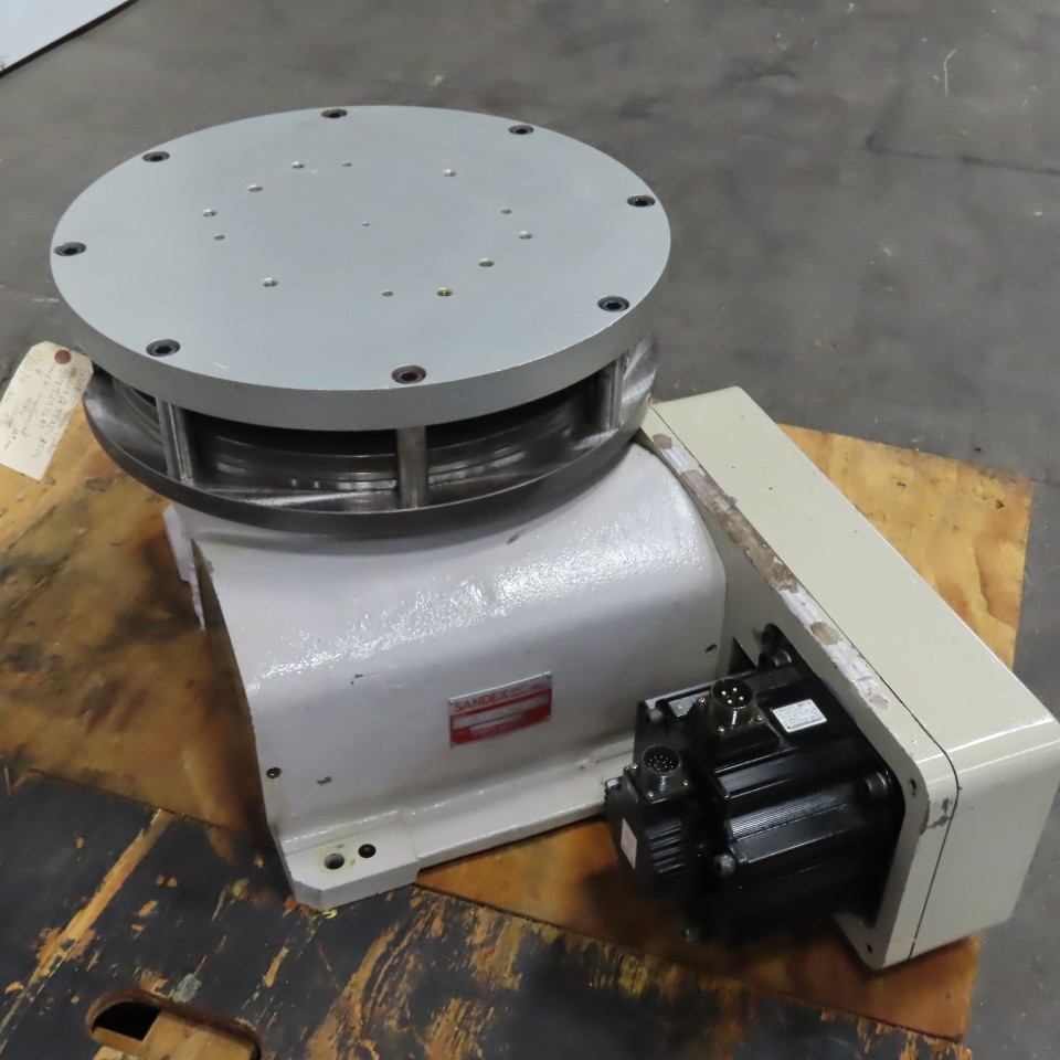 Sankyo 23AR Rotary Indexer 400VAC Servo 360° With Torque Limiter 555mm 22" Tabl