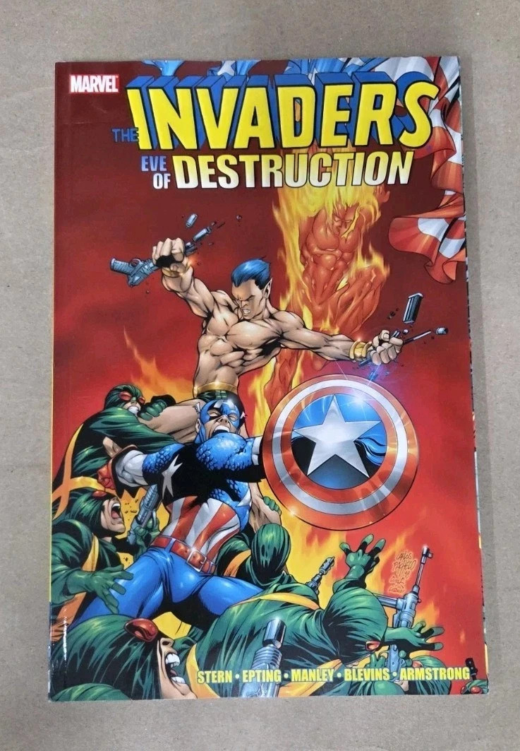 The Invaders Eve of Destruction Graphic Novel TPB Marvel Namor Captain America