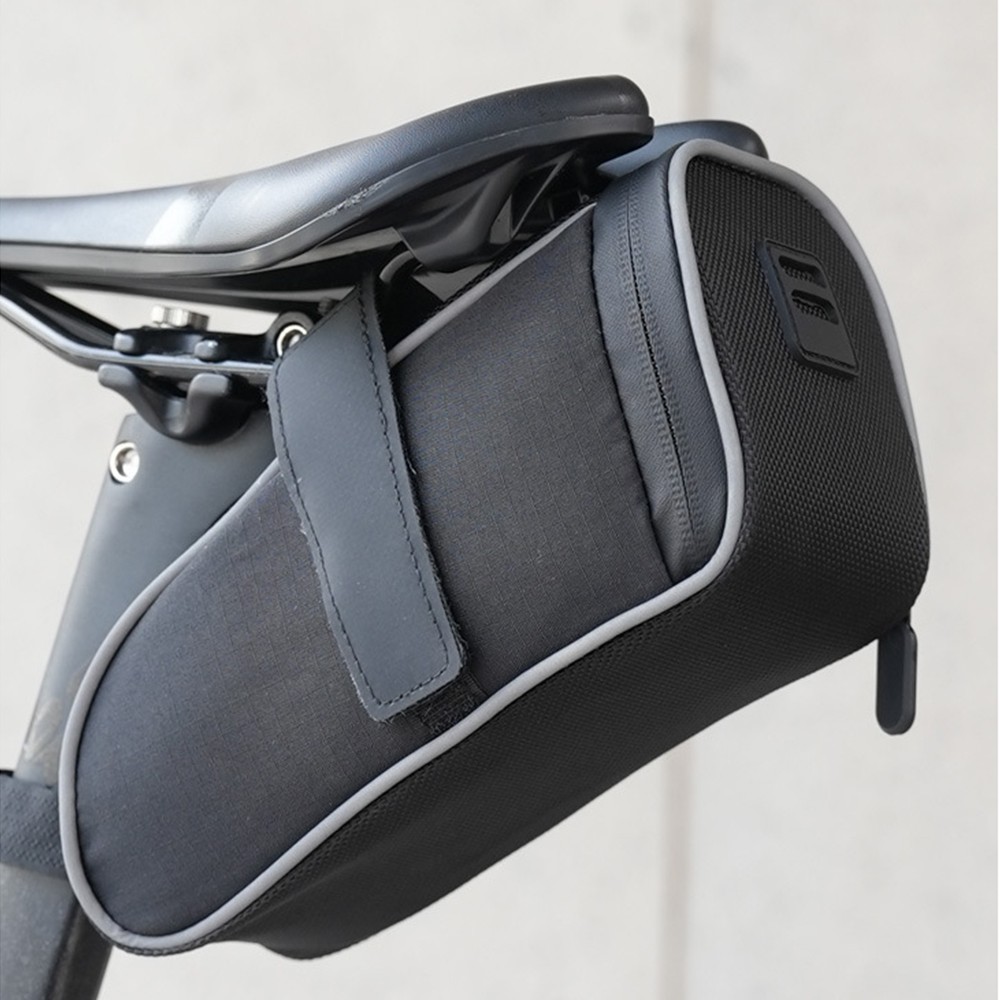 Mountain Bike Road Bicycle Portable Tail Saddle Bag Seat Nylon Bag Cycling Black