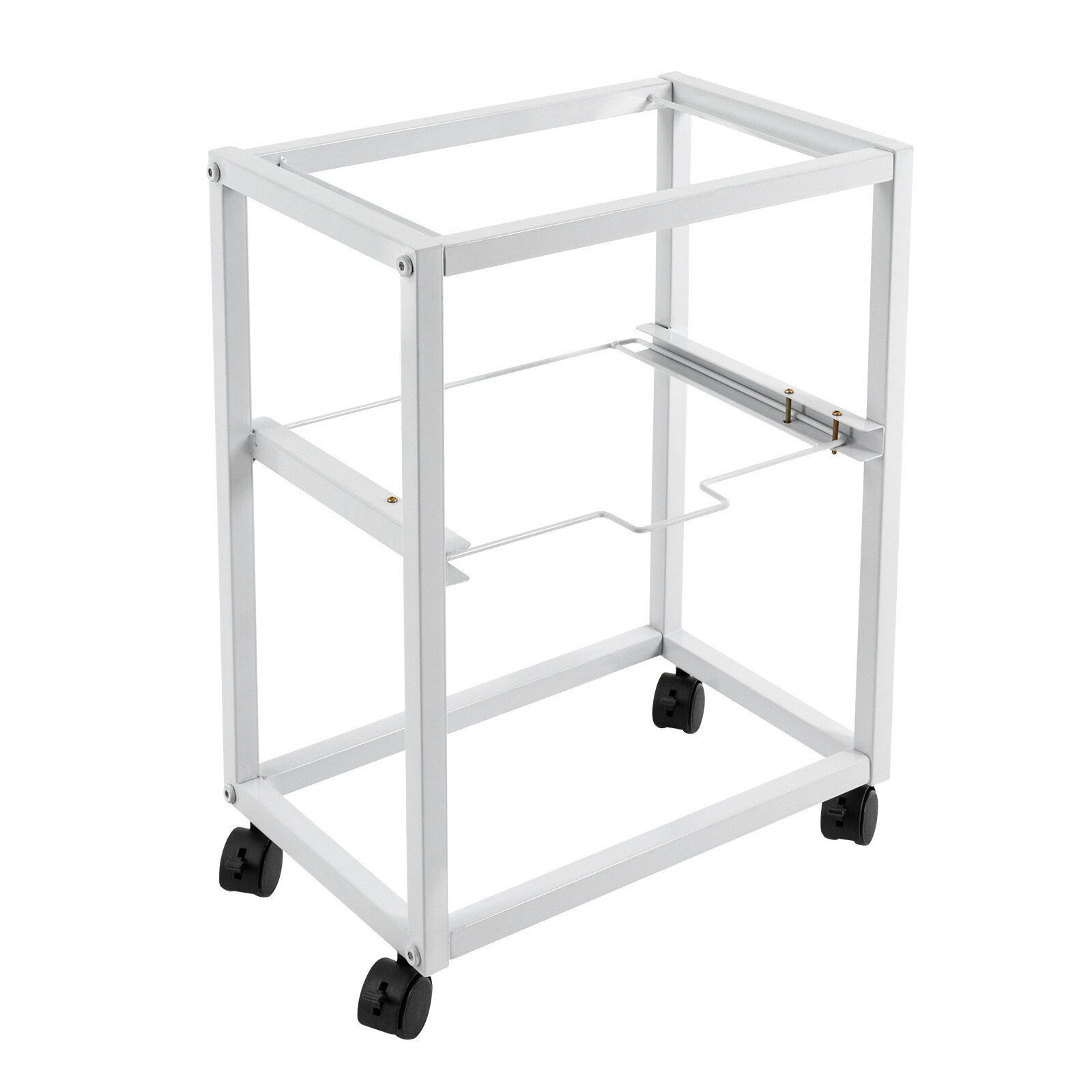 Rolling File Cart With Wheels, 2-Tier Movable Design For Easy Organization