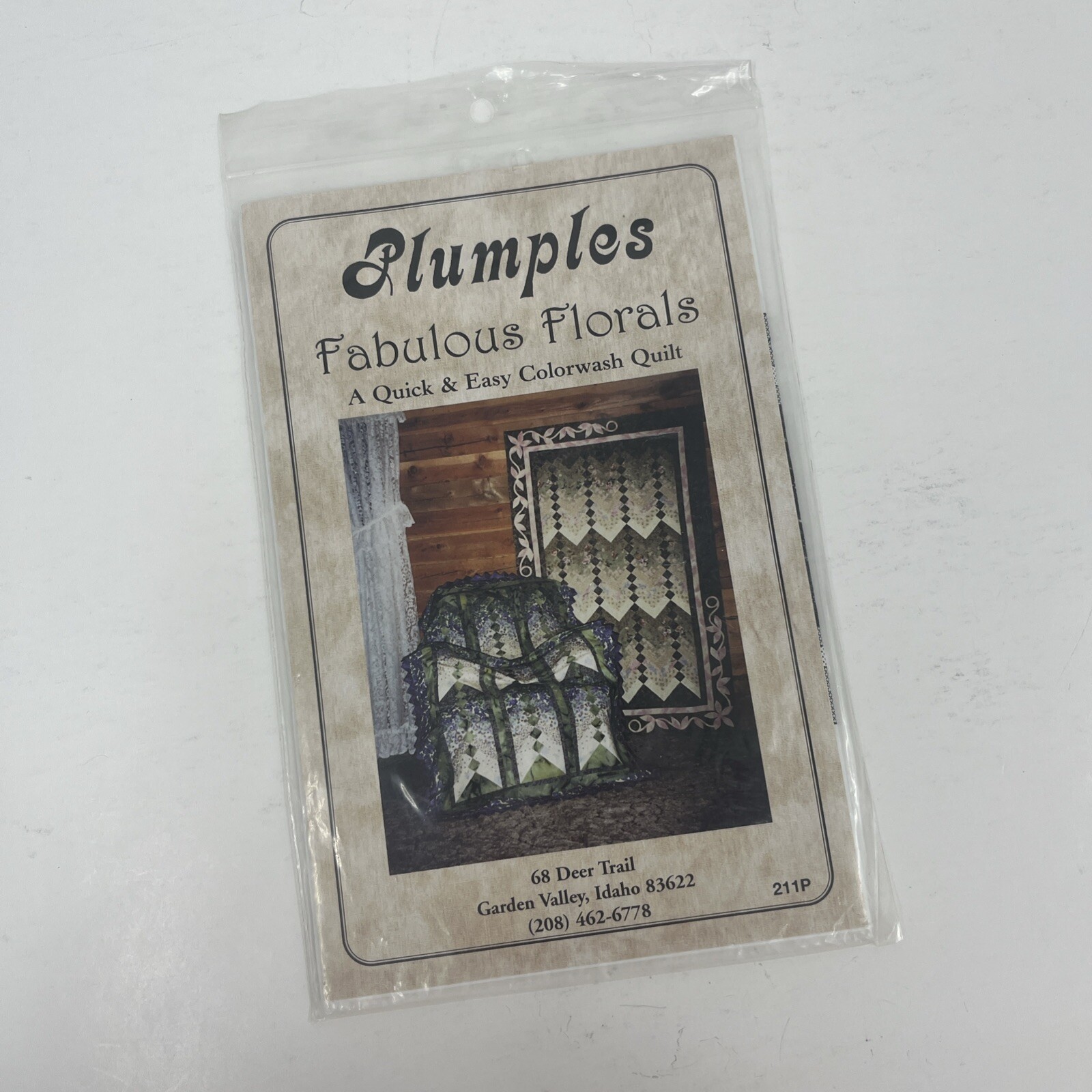 Plumples : Fabulous Florals A Quick & Easy Colorwash Quilt  #211P