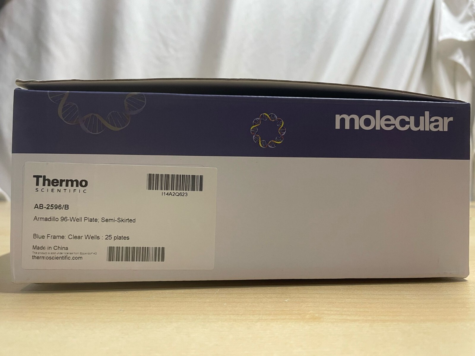 Thermo Scientific Armadillo PCR Plate 96-Well Clear Semi-Skirted AB-2596/B