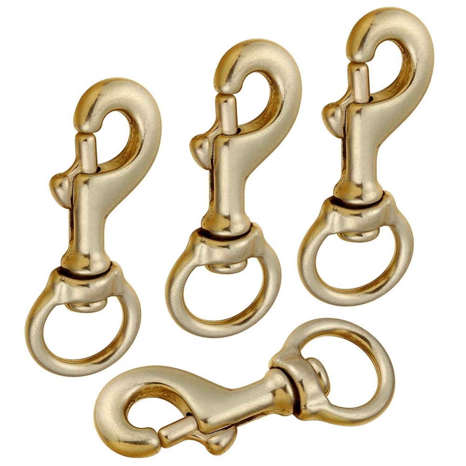 AOWESM Flag Clips Heavy Duty Solid Brass Swivel Snaps Hook for Rope, Flag Pol...