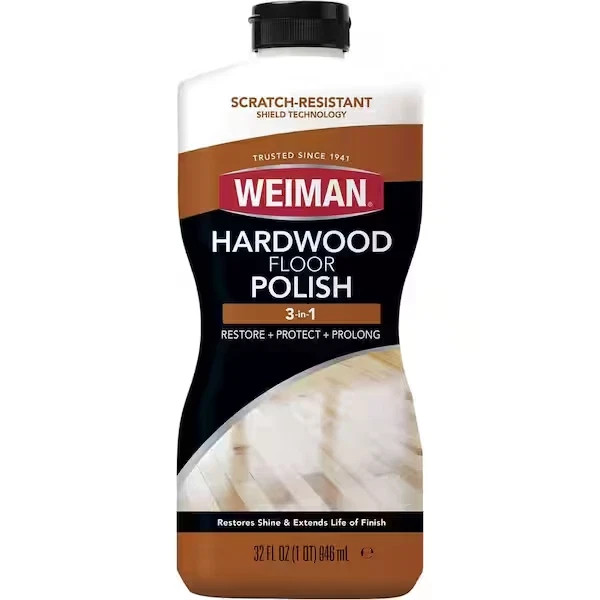 Weiman Wood Floor Polish and Restorer - 32 Ounce - High-Traffic Hardwood