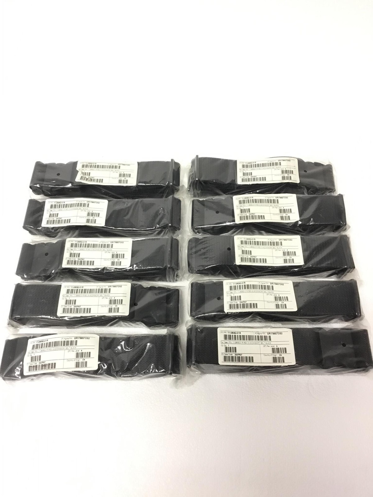 10x Agora Accessory Belt Black GR1788STOS2 11-08062-01 New in Bag Free Shipping