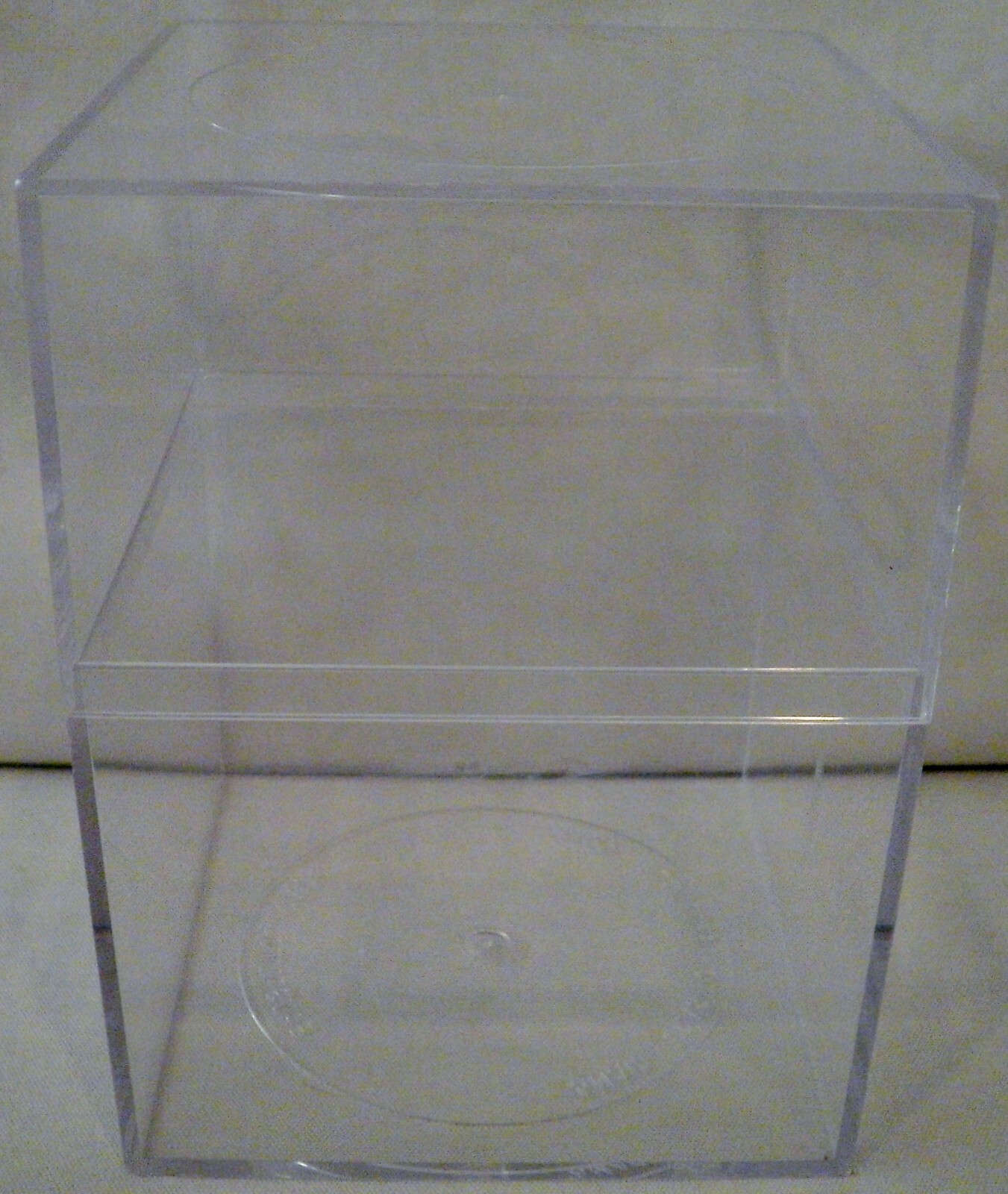 AMAC Plastic Products 4” x 4” x 5-1/2” High Clear Display Storage Box Case