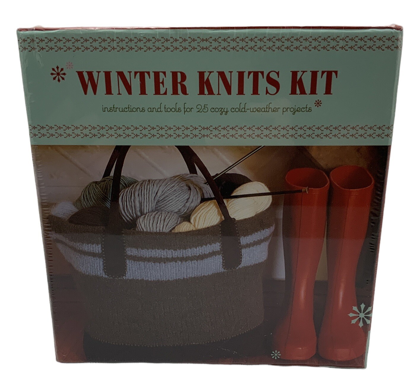 Winter Knits Kit Instructions & Tools for 25 Cozy Projects Holiday Patterns New