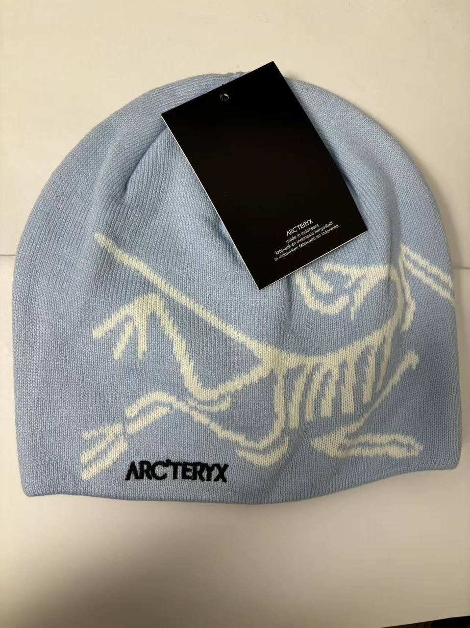 Arc'teryx Bird Head Toque Beanie Merino Wool Light Blue Winter Hat - NWT