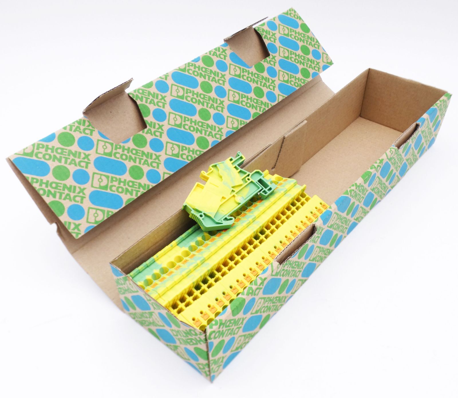24x Phoenix Contact PTI 4-PE 3213964 protective conductor terminal -unused-
