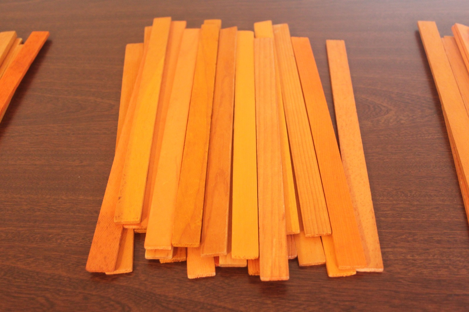 Lincoln Logs LOT 25 - 11" Orange Roof Slats Lot Replacement Parts