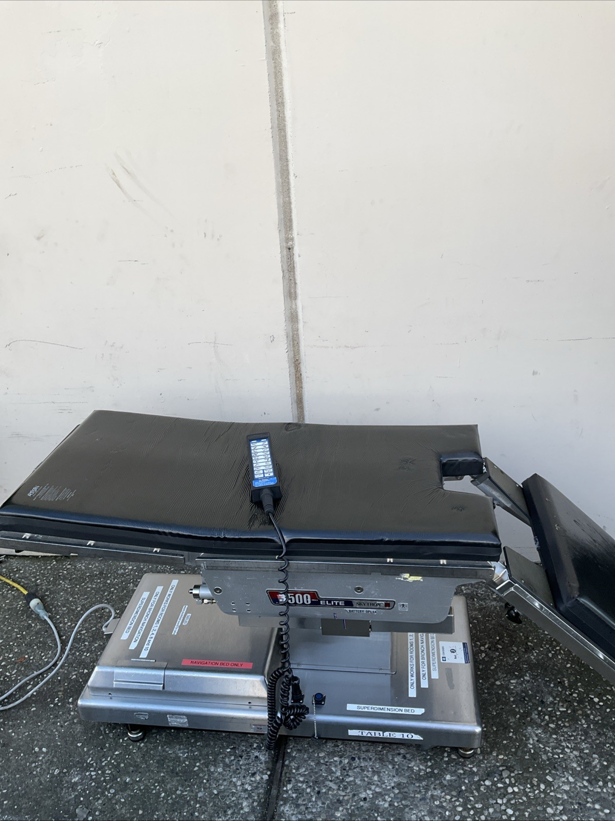Skytron Elite 3500 Surgical Table Tested