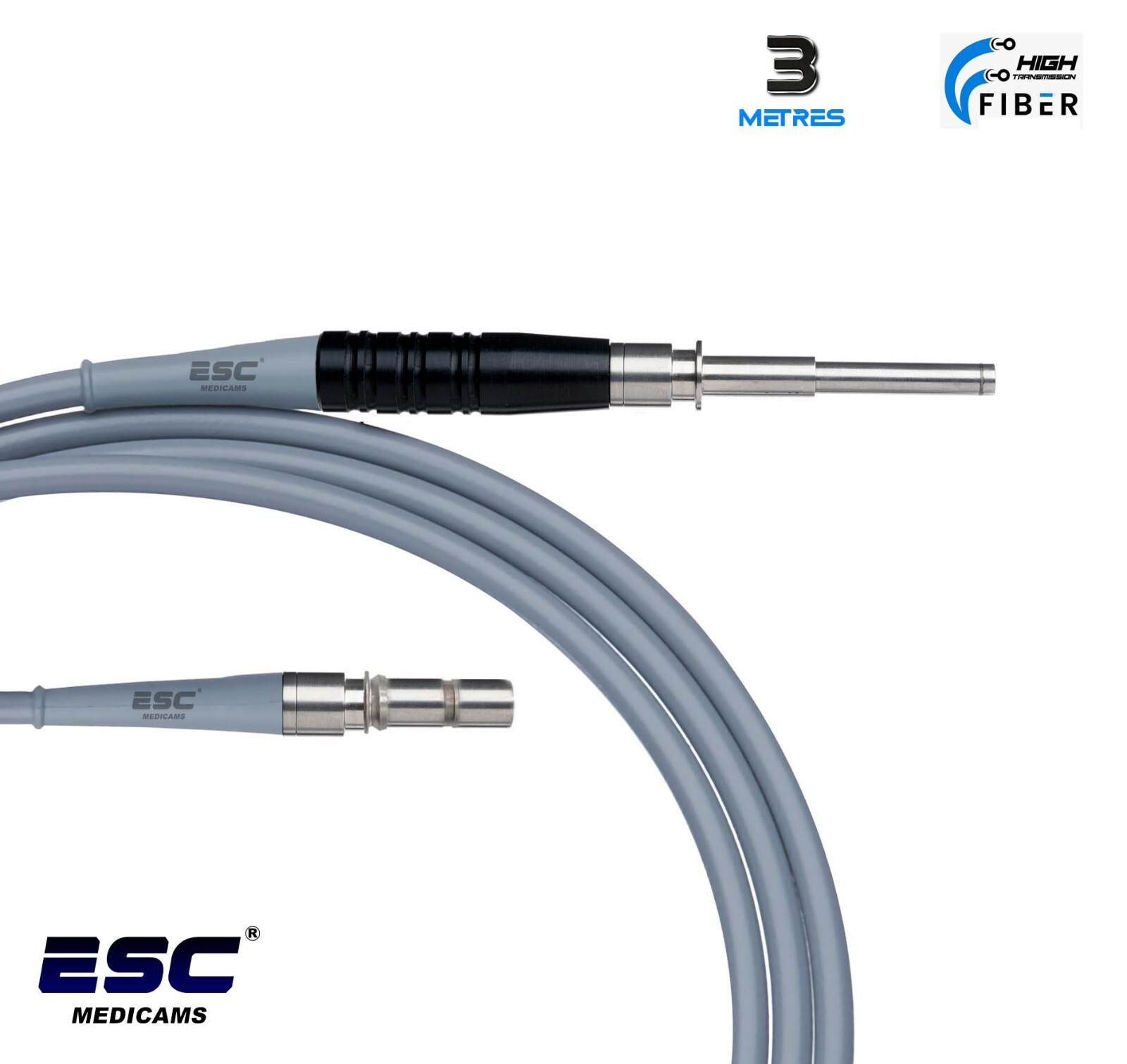 Fiber Optic Light Cable 3m for Zeiss Operating Microscope compatible with Storz