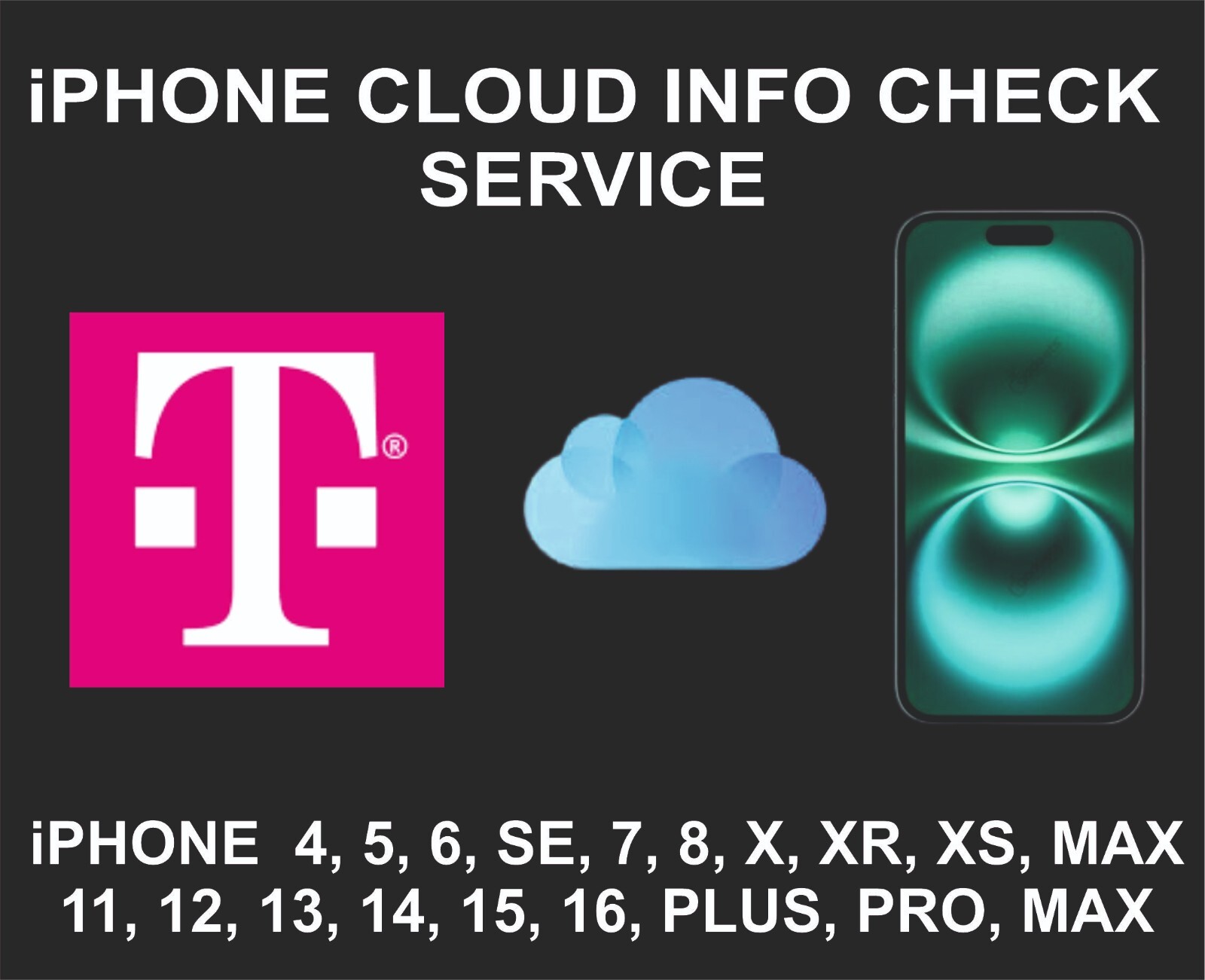 iPhone Info Check, All Models Supported, T-Mobile USA