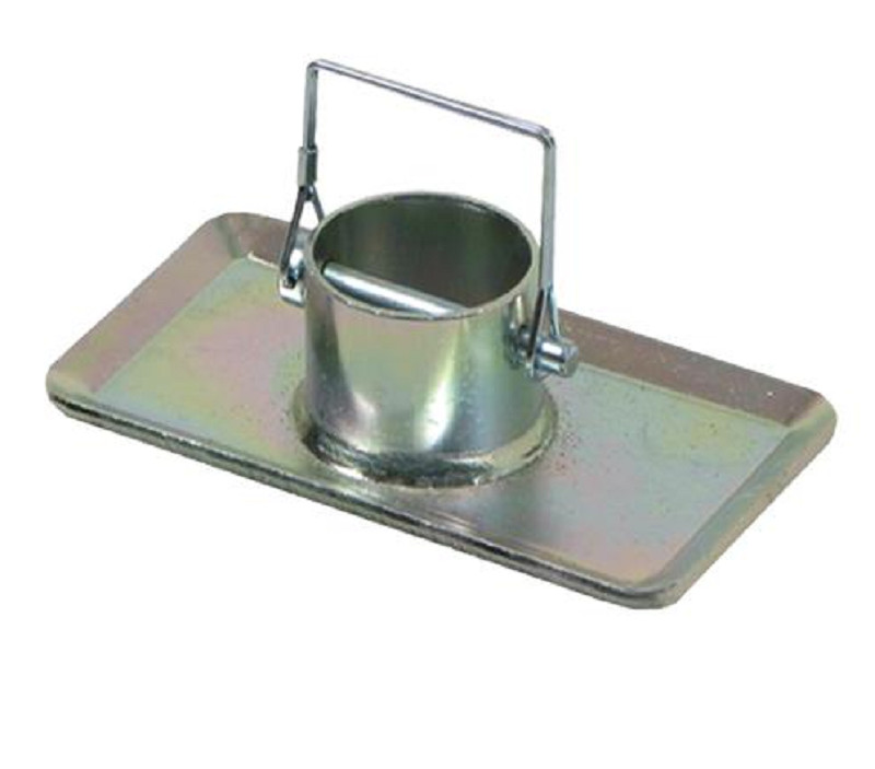 Trailer Jack Foot w/ 2" Opening & 9/16" Pin Hole TJ-06-03 Farmer Bob's Parts