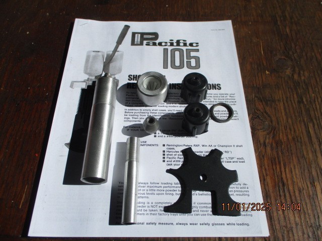 Pacific / Hornaday DL-105, Die Set 12 GA.