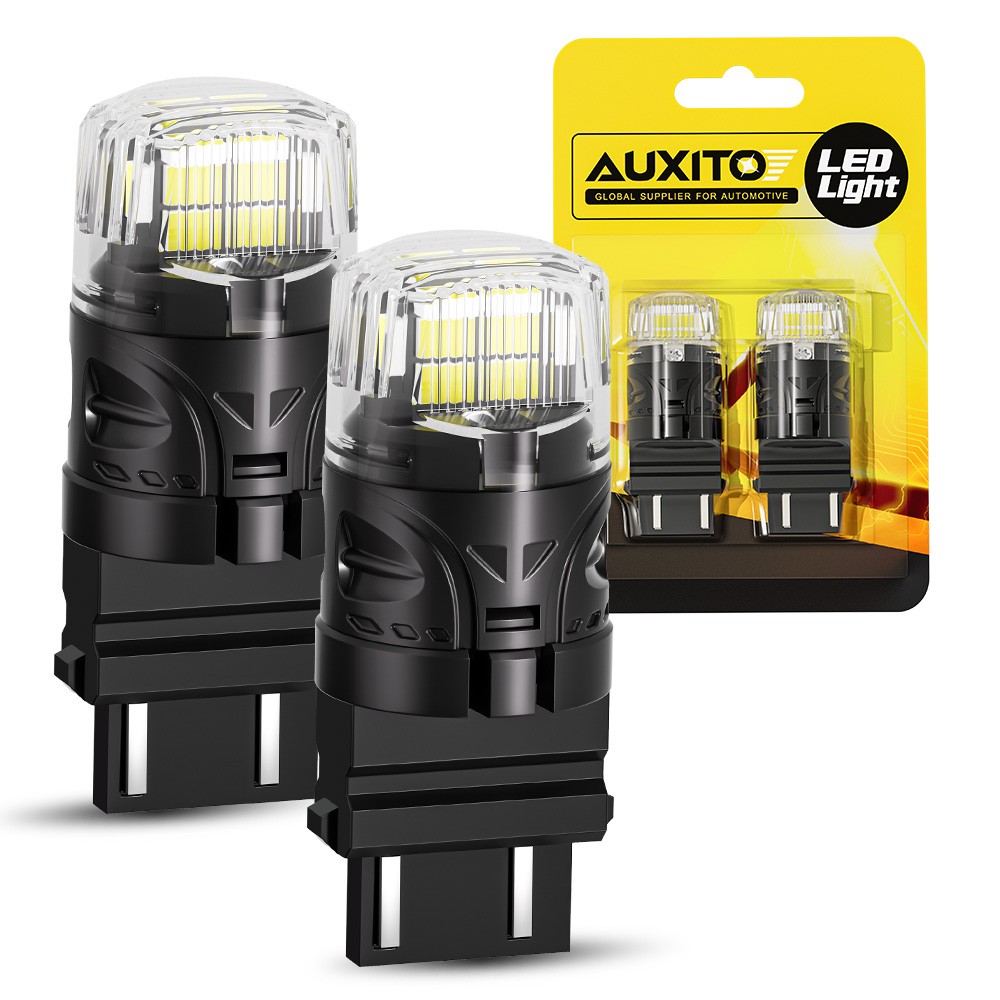 3157 LED Reverse Tail Brake Signal Turn DRL Light Bulb CANbus 6500K White 2/4x