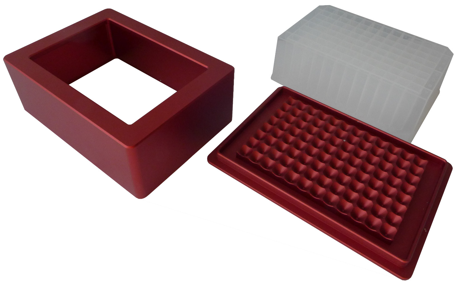 Products Cold block for deep well 96 wells plates