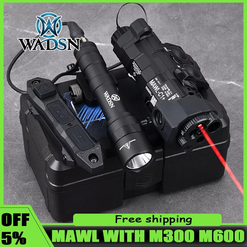 Wadsn Full-Metal MAWL-C1 Red Green Blue IR Laser M600U/M300A Flashlight Switch
