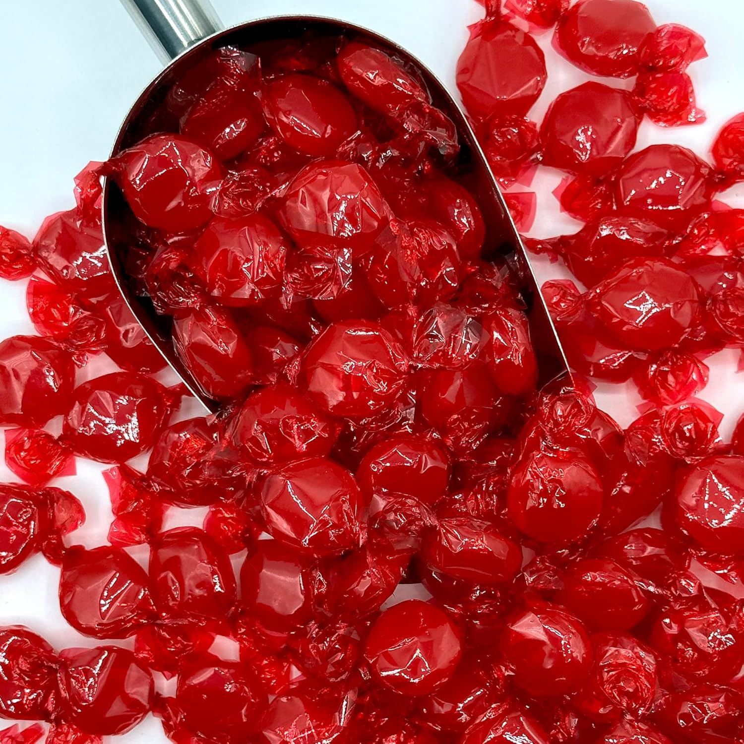 Cinnamon Discs Hard Candy - Bulk 1 Pound Individually Wrapped Red Cinnamon Candi