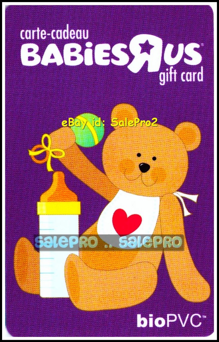 TOYSRUS BABIESRUS TEDDY SINGING WITH LOVE AND MILK BOTTLE COLLECTIBLE GIFT CARD