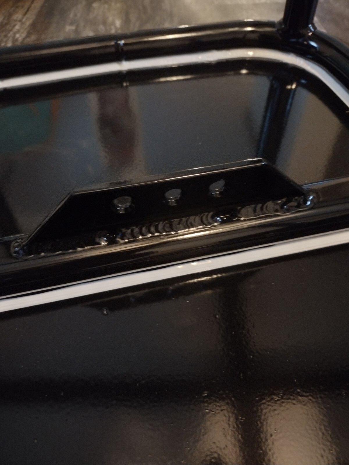 Casting Platform fishing black powder coat
