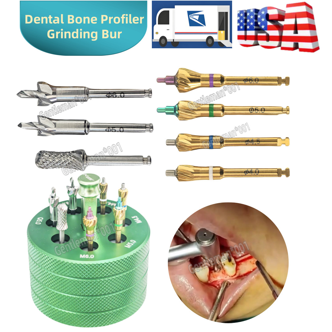 Dental Bone Profiler Grinding Bur Ridge Contouring Removal Drills Trimmer