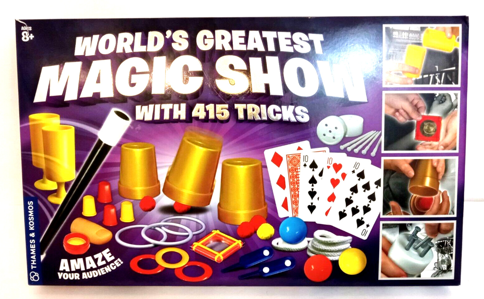 Thames & Kosmos Board Game Worlds Greatest Magic Show With 415 Tricks 8 And Up