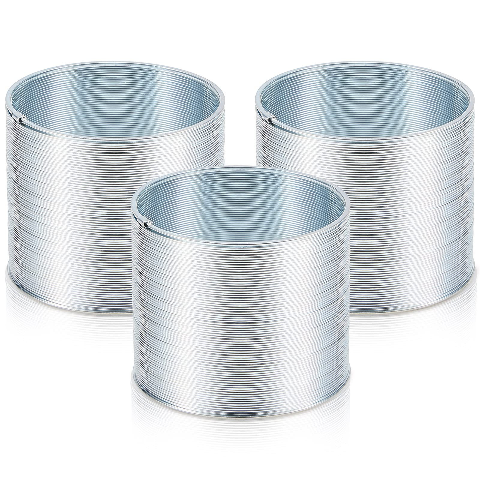 3 Pieces Squirrel Baffle Metal Spring Device Barrier Silver