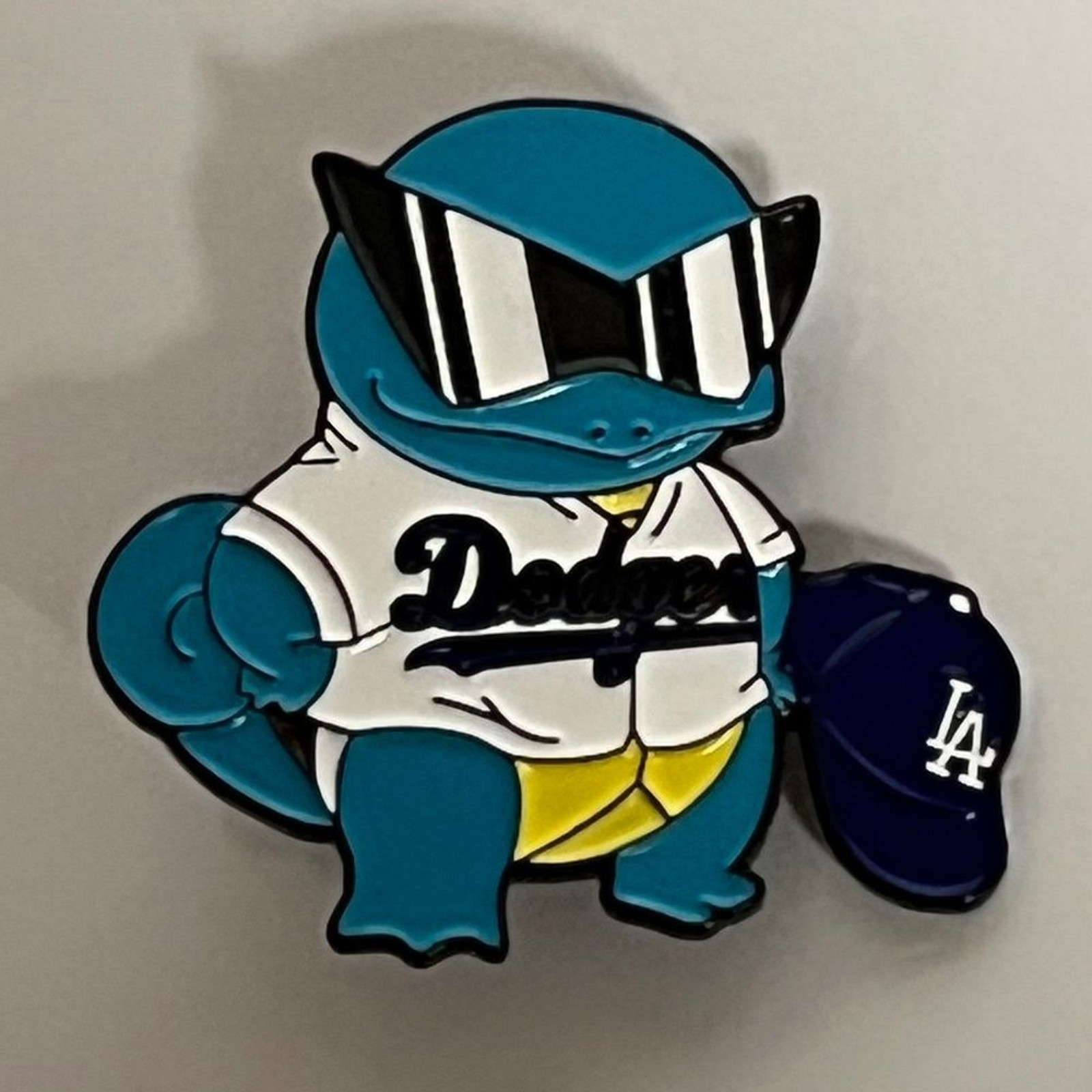 LA Dodgers Pokemon Squirtle Hat Pin Brooch Pins Fitted Hats Bag New Era