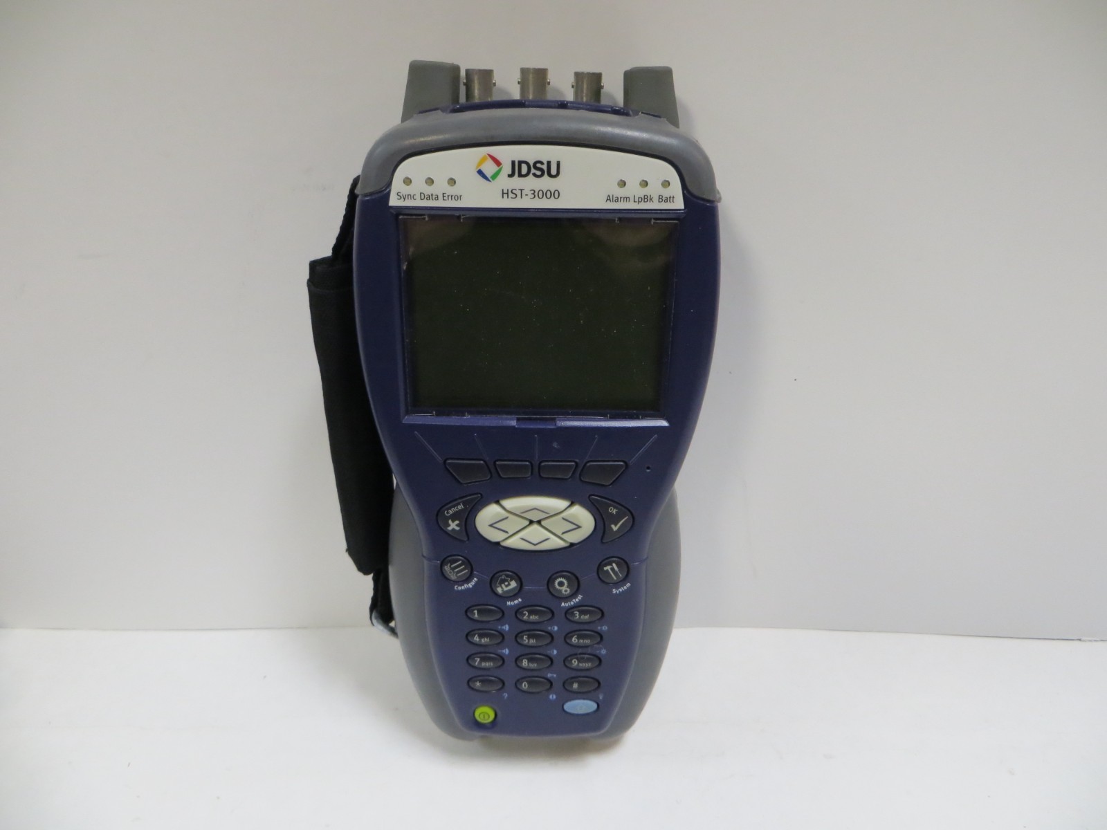 JDSU HST-3000 Handheld Services Tester + Ethernet T1/T3 SIM work great
