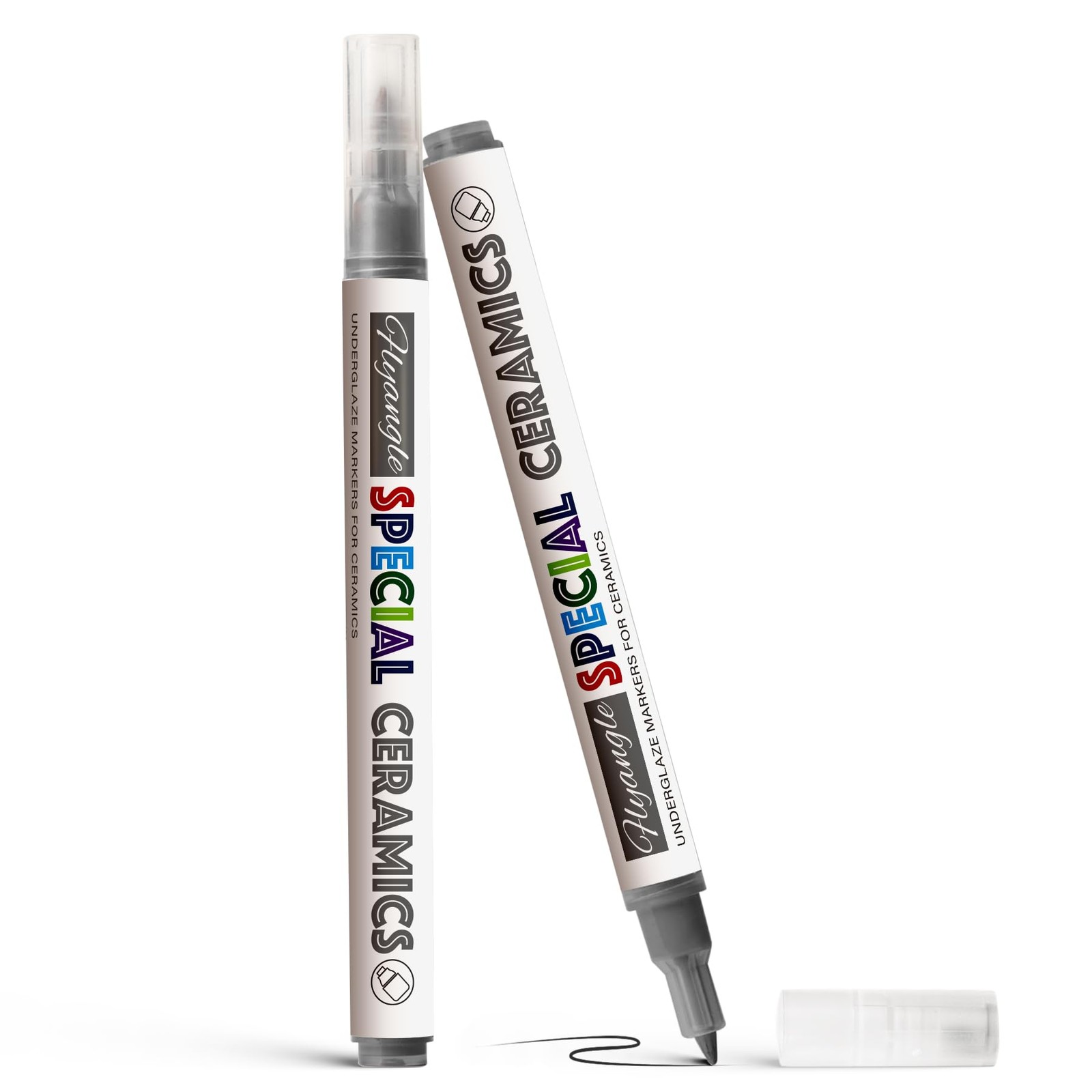Ceramic Underglaze Pen Black Hard Tip Pottery Marker for Porcelain DIY