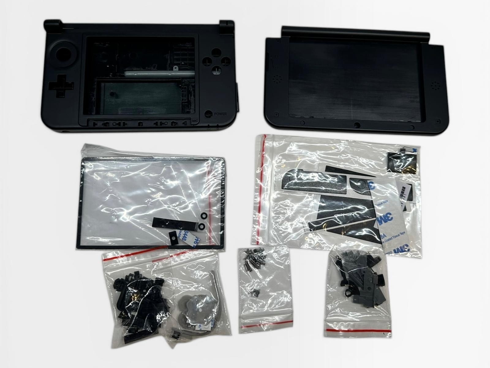 Full Housing Shell for Nintendo 3DS XL Replacement System Black + FREE GIFT