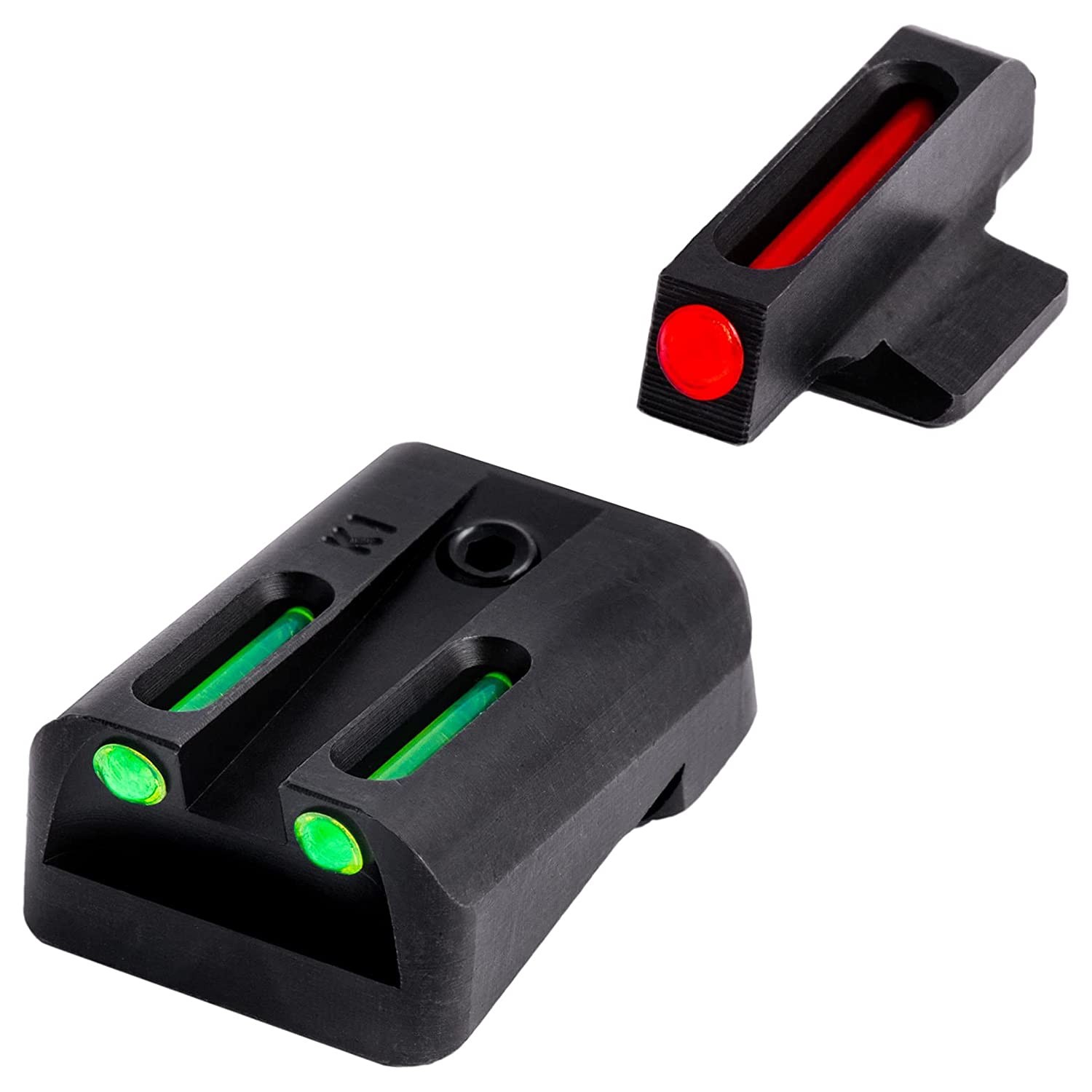 TRUGLO Fiber-Optic Handgun Night Sight | Compact Durable One Size, Black