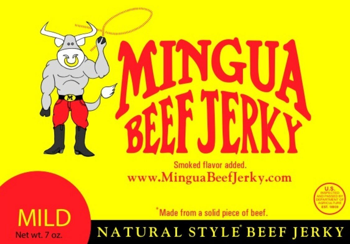 Mingua Beef Jerky Mild, 7 OZ (1-Bag)