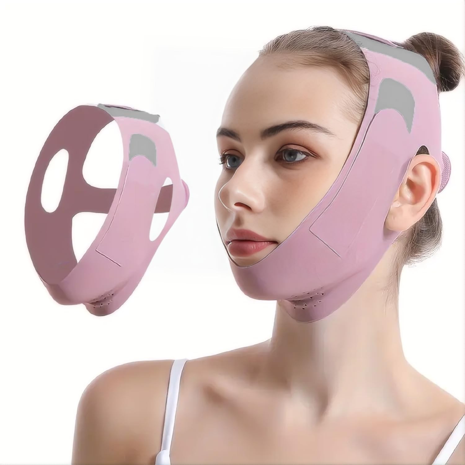 Syalong Face Slimming Lift Strap - V Line & Cheek - Purple