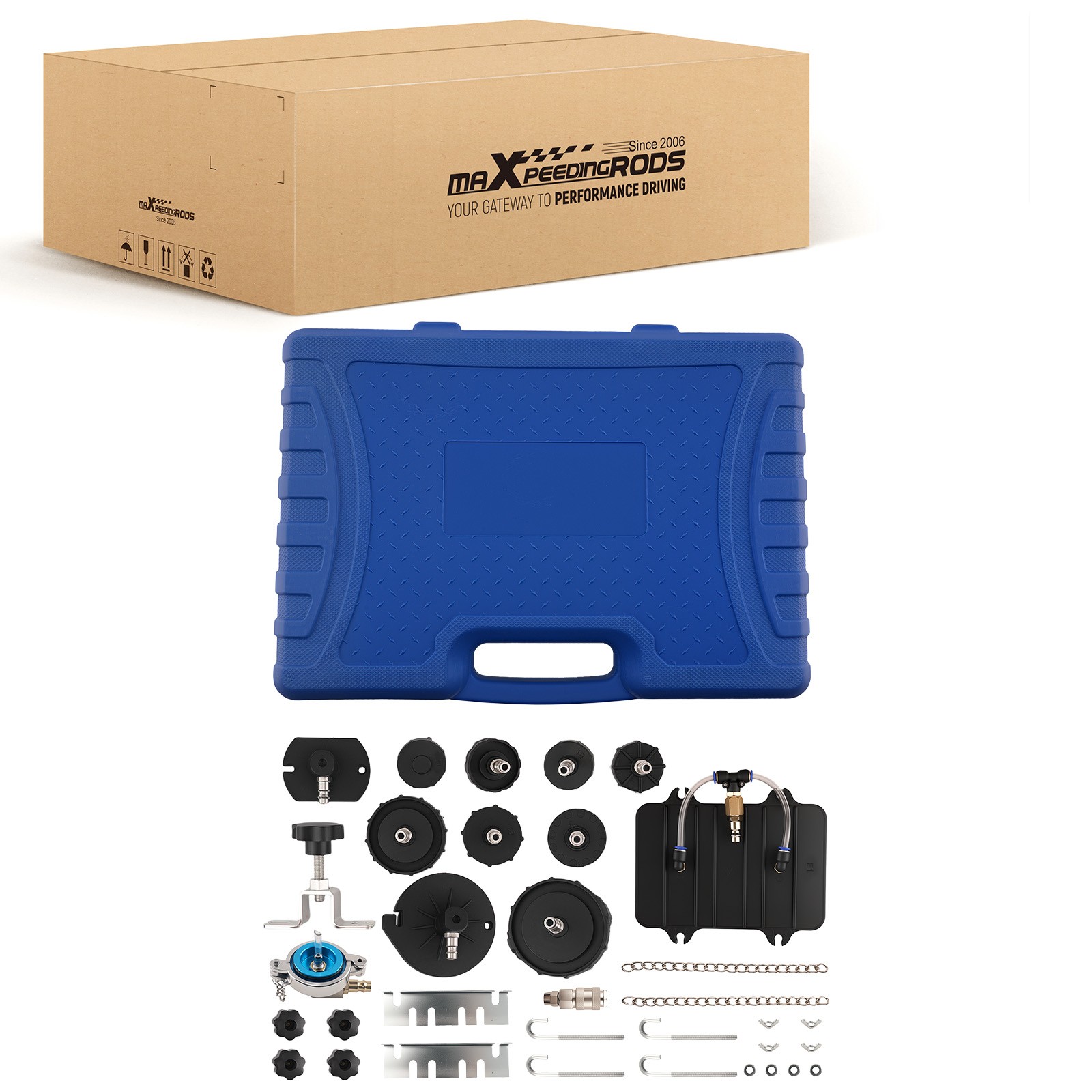 12 pc Brake Bleeder Adapter Set Universal Brake Master Cylinder Bleeder Tool