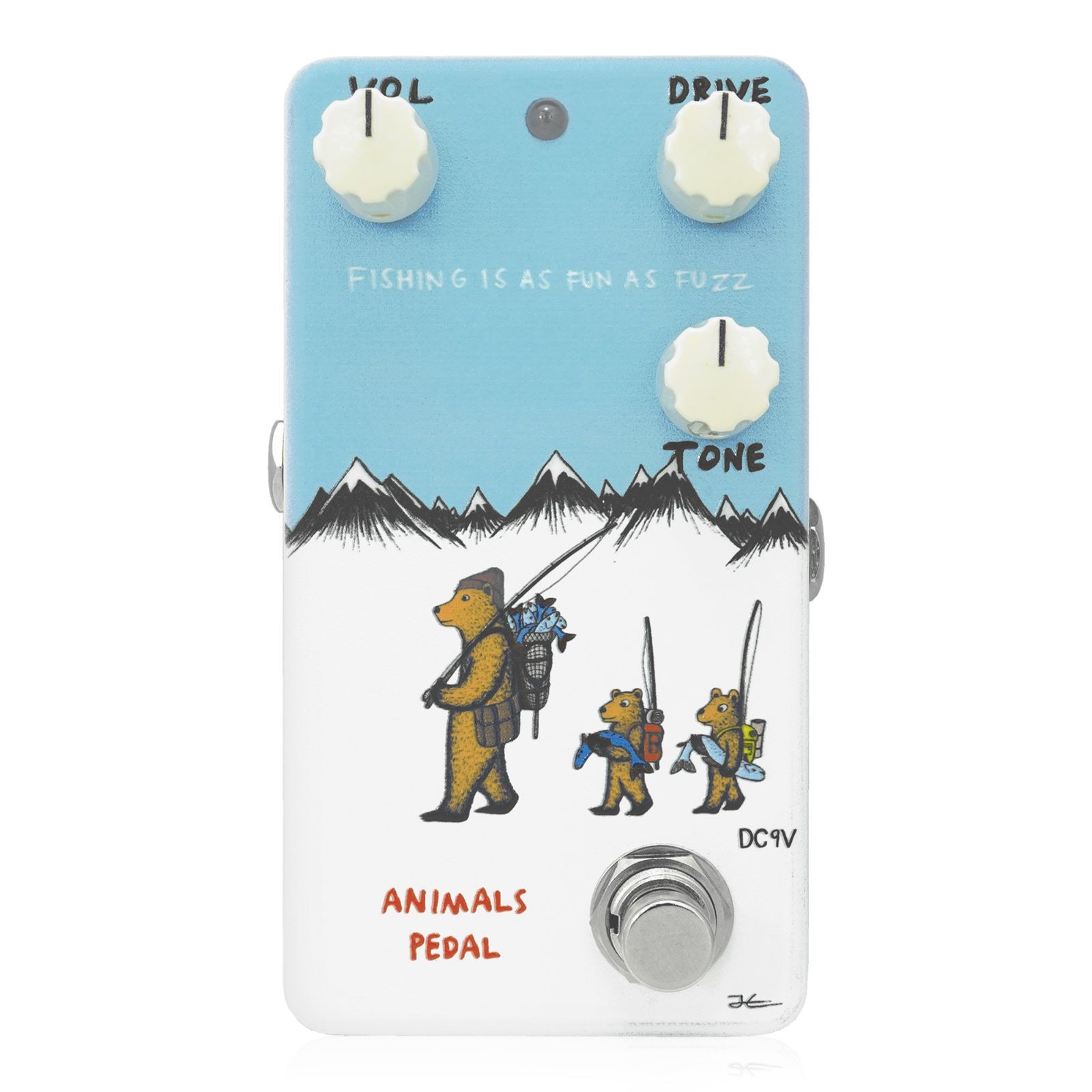 Animals Pedal FISHING IS AS FUN AS FUZZ with Case Fuzz