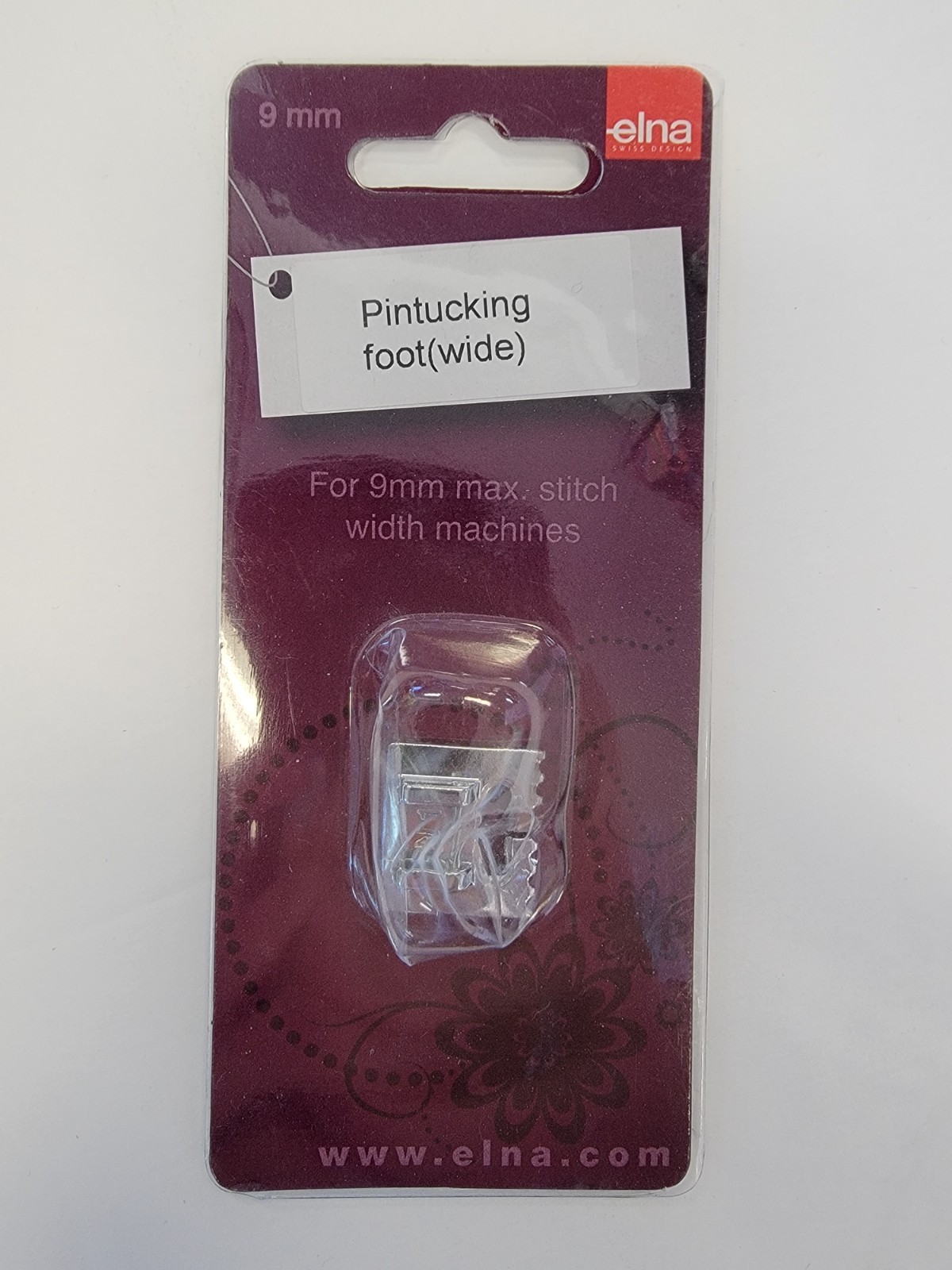 Elna 9mm Pintucking Foot (Wide), Sewing machine