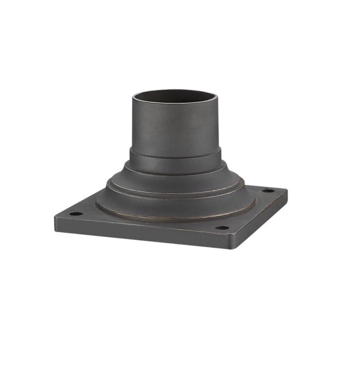 Filament Design Lawrence Outdoor Oil Rubbed Bronze Pier Mount Z-Lite 6x6x4